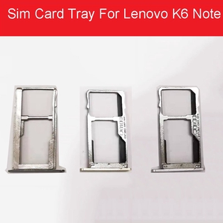 titular de la tarjeta sim bandeja para lenovo vibe k6 k33a48/k6 note k53a48/k6 power k33a42 lector de tarjetas sim ranura adaptador zócalo pieza de reparación (3)
