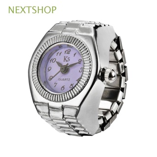 nextshop simple vintage estilo pareja anillo personalidad anillo reloj en forma de reloj pulsera para hombres y mujeres harajuku estilo coreano moda/multicolor