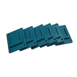 10Pcs soporte de la máquina de montaje en pared soporte de almacenamiento de dispositivos de fijación para Makita 18V herramienta eléctrica herramientas de batería azul (3)