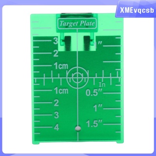 Laser target plate with stand for rotary cross line laser level green x 1