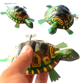 NGY clásico de hierro móvil tortuga viento reloj juguete niños hobby coleccionable regalo