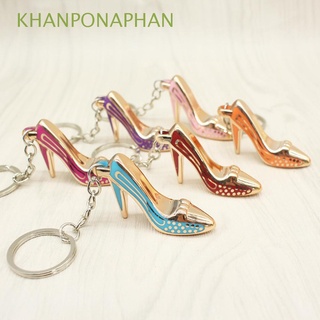 khanponaphan creativo llavero zapatos llaveros llavero mujer lindo 1pc novedad colgante