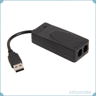 USB 2.0 56K Adaptador De Cable De Módem De Datos De Doble Puerto Para Win 98/ME/XP/Vista (7)