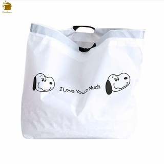 Portátil lindo perro mensajero bolsa de compras impermeable plegable bolso