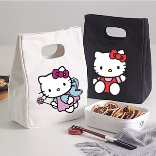 Hello Kitty De Dibujos Animados Lindo Bolsa De Almuerzo Moda Almacenamiento De Alimentos Caja