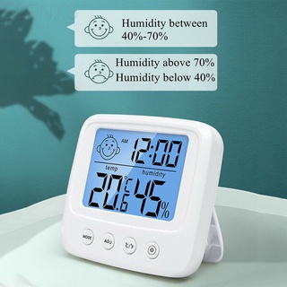 Termómetro Digital Higrómetro Interior Temperatura Ambiente Medidor De Humedad LCD Pantalla ELEN