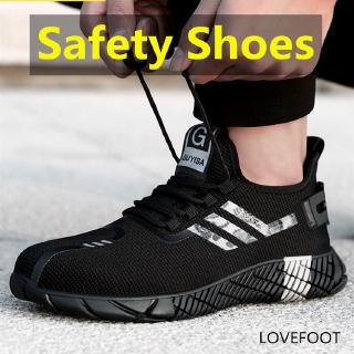Kasut Keselamatan : Zapatos De Seguridad Para Hombre , Dedo Del Pie De Acero , Trabajo Transpirables