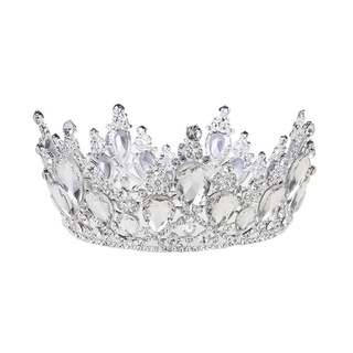 du corona de cristal vintage para mujer boda novia tiara flor corona