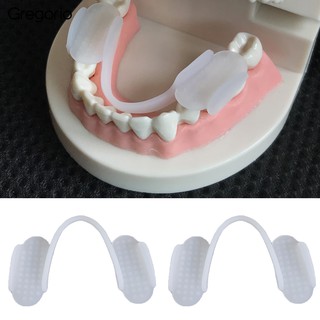 2 piezas/protector dental de silicón suave/protector de noche/protector dental antimolar