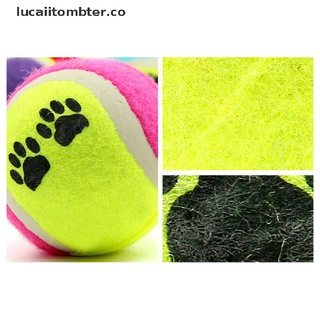 (nuevo) pelota de entrenamiento micro elástica para perros, juguete para mascotas, lanzamiento de pelota de tenis, patrón lucaiitombter.co