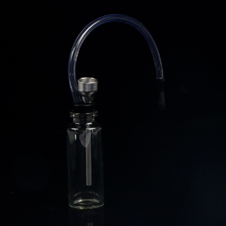 [fulseep] botella de vidrio tubo de agua portátil mini tubo de agua de metal tubo filtro accesorio sdgc