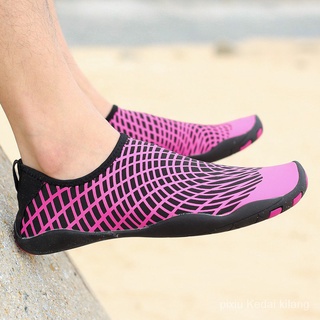 Gran tamaño 35-47 hombres mujeres zapatos de agua par zapatos de playa Unisex al aire libre vadear zapatos de natación zapatos aguas arriba zapatos de Yoga zapatos uJre (9)
