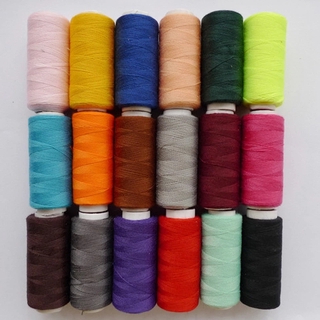 1 pza hilo de algodón de poliéster para coser hilos para máquina de coser varios colores