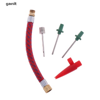 [ganit] kit de agujas infladoras manguera de aguja deportes bola baloncesto bicicleta neumático tubo [ganit]