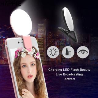 Hp Flash LED de tamaño pequeño para teléfono celular/linterna redonda para Selfie (1)