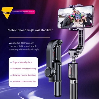 Estabilizador de mano de un eje estabilizador Selfie palo trípode 360 Control remoto para Instagram YouTube Live Video Creator