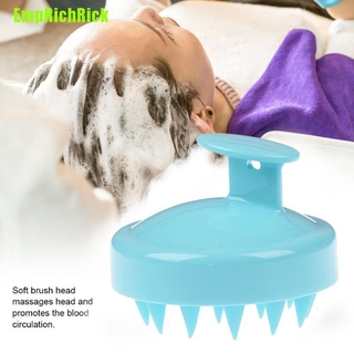 Emprichrick 1 pieza de silicona para cuero cabelludo champú ducha lavado masajeador masajeador peine (2)