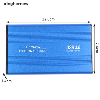 [xinghernew] 2.5 pulgadas notebook sata disco duro externo usb 3.0 hdd carcasa de disco duro caliente (9)