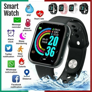 Iwatch relógio Inteligente Y68 à Prova d'água Com asar De frequência cardíaca Para Ios/Android1 (W26/X7/X6/P8/L18/V6/D20) pantalla Samsung