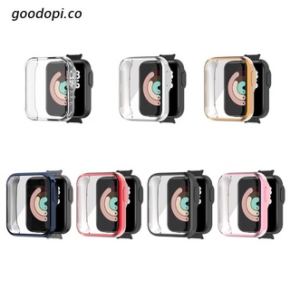 g.co Soft Colorful Watch Protector Case Screen Protective Cover Skin Shell for -Xiaomi Mi Watch Lite Redmi Watch Accessories