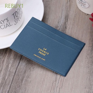 Rebuy1 portátil pequeña tarjeta de banco PVC tarjeta de identificación de crédito delgada cartera de negocios delgado titular de la tarjeta/Multicolor