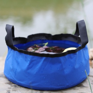 Foldable Fishing Bucket Pail Wash Basin Water Carrier Bag Portable Container for Outdoor Fishing Camping (7)