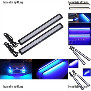 Azul Super brillante coche COB luces LED DRL niebla conducción lámpara impermeable D+stock]