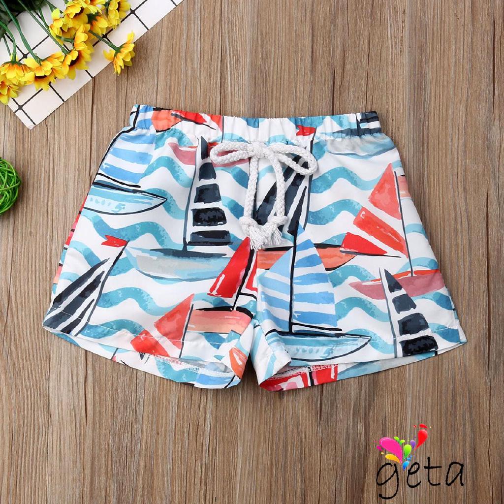 Cintura elástica para bebé/niños/pantalones cortos de verano para playa (1)