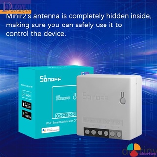 sonoff minir2 sonoff mini r2 smart switch pequeño cuerpo mando a distancia wifi interruptor compatible con un interruptor inteligente externo sonoff mini cheriwe