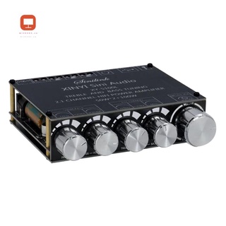 bluetooth 5.0 canal 2.1 potencia audio estéreo subwoofer amplificador junta 50wx2+100w altavoz amp xy-s100l