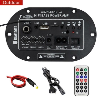 8 Pulgadas 35W SF-2MIC Estéreo Digital Mini Amplificador HiFi Bass Sonidos Bluetooth Puerto TF/USB Con Mando A Distancia # outdoorstore.co