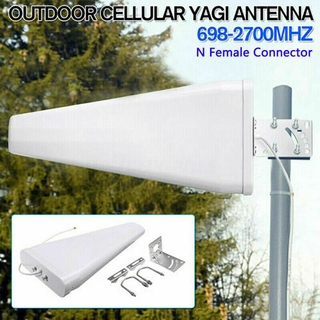 Cenvi 698-2700MHZ 3G 4G 12DBI direccional al aire libre celular Yagi antena N hembra 4G LTE 2020
