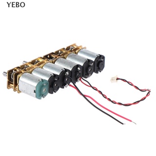 [yebo] micro n20 motor de engranajes de velocidad lenta metal caja de cambios reductor motor eléctrico diy juguete (8)