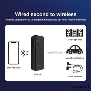 Receptor de audio compatible con Bluetooth AUX coche manos libres llamada coche hogar lavalier Bluetooth compatible adaptador upbest (9)