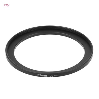cry 67mm a 77mm metal step up anillos adaptador de lente filtro cámara herramienta accesorios nuevo