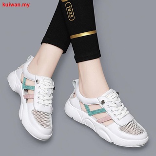 Baotou sandalias mujer verano 2021 nuevos zapatos de red transpirable día caliente blanco zapatos hueco deportes casual zapatos planos