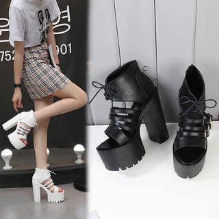 Nueva T-stage moda pasarela Martin Knight botas ultra tacón multi estilo zapatos de mujer