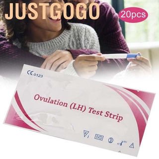 Justgogo - tira de prueba de ovulación (20 unidades), indicador de detección de orina (6)