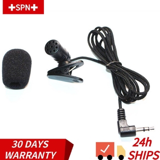 mini micrófono lavalier con clip de 3.5 mm/micrófono de grabación para celular/laptop/micrófono/amplificador de micrófono