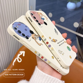Funda de Chica Aeroespacial Silicona liquida Caja Del Teléfono para Xiaomi Redmi Note 8 7 Pro 8Pro 7Pro Anti-caída Cámara Protección de la Lente Contraportada Blanda