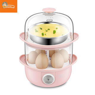 Olla eléctrica Multifuncional De acero inoxidable Para huevos/huevos/Vaporizador De huevos doble (1)