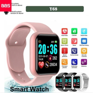 Nuevo reloj inteligente 2021 y68 fitpro/Smart Watch à Prova d’água Usb Esportivo/Smart Watch Com Monitor De freqüência cardíaca
