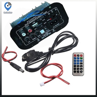 【Nuevo】 【promoción】Car Amplifier HiFi Bass Power AMP USB TF Stereo Digital Amplifier