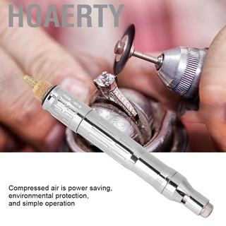 Hoaerty Pneumatic Grinding Pen 180 Degree Straight Handle Mini Air Micro Die Grinder 65000rpm G (8)