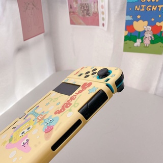 Cartoon bob esponja Nintendo Switch funda protectora suave TPU juego consola de mango Protector de silicona cubierta carcasa (7)