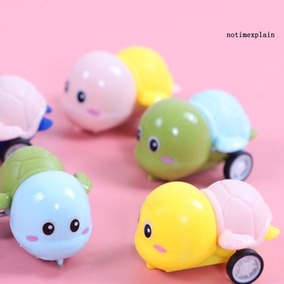Ntp 5Pcs pequeño tortuga juguete atractivo entretenimiento plástico niños coche juguete para niños (3)