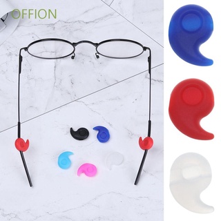 OFFION Spectacle Sports Eyewear Sports Temple Tips Eyeglasses Accessories Fixed Leg Grip Glasses Ear Hooks Anti Slip High-quality Outdoor Soft Silicone Temple Holder/Multicolor