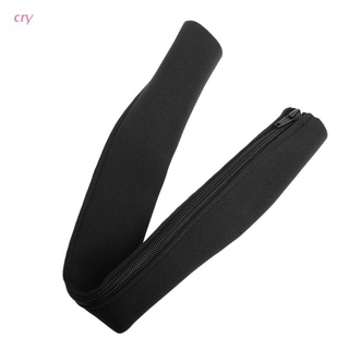 cry DIY Neoprene Cable Management Sleeve Zipper Wrap Wire Hider Cover Organizer