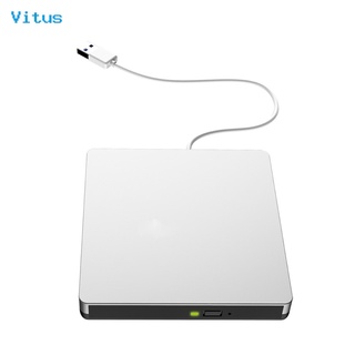 Vitus USB 3.0 unidad externa DVD-ROM CD-RW DVD-RW grabador lector de reproductor para PC portátil
