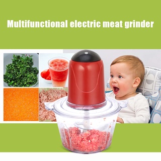 2L picador eléctrico molinillo de carne multifuncional hogar procesador de alimentos licuadora de cocina (6)